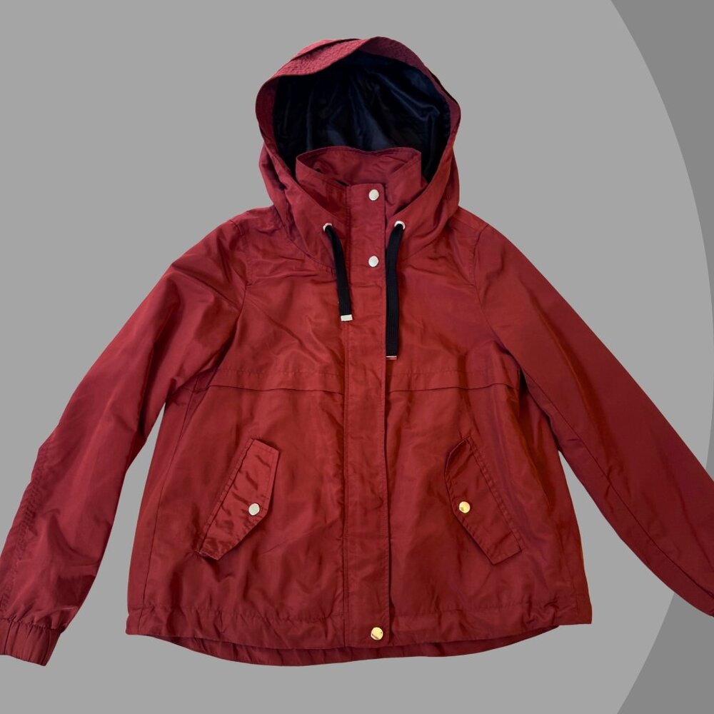 VERO MODA Women's Rust Orange Lightweight Windbreaker Jacket